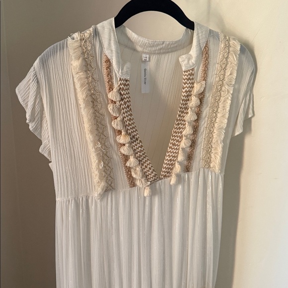 Gauze bohemian dress bought in France. - Picture 1 of 7